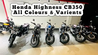 Honda Hness CB350 All Models Price amp Colors Ft DLX DLX PRO Annivarsary Edition [upl. by Diskin]