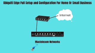 Ubiquiti Edge Full Setup and Configuration For Home Or Small Business [upl. by Tiedeman]