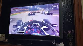 Romain Grosjean Crash onboard he is fully safe F1 BahrainGP [upl. by Vinaya]