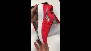 Unboxing Saucony Jazz 20 Viz RedGrey [upl. by Alane]