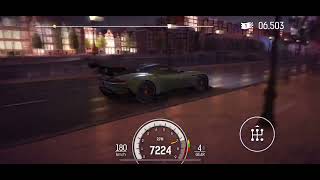 Nitro Nation Aston Martin Vulcan 332 kmh 1 Mile No tuning [upl. by Etnuaed]