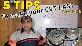 5 Tips to Make your CVT Last FOREVER [upl. by Oilerua]