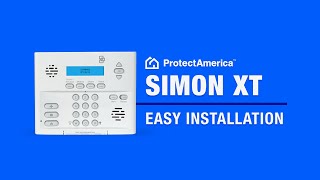 Simon XT Alarm Panel Easy Installation Demonstration [upl. by Atteuqaj]