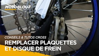 Tuto Méca MX 4  remplacer plaquettes et disque de frein [upl. by Elokcin]