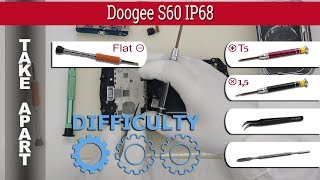 How to disassembe 📱 Doogee S60 IP68 Take apart [upl. by Ahsenrad407]