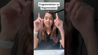 Difference Between Fragmentation amp Regeneration shorts biology class10 [upl. by Anum687]