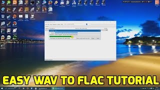 Creating a flac from a wav file easy tutorial [upl. by Trebmal]