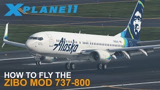 XPlane 11  How to Fly The Zibo Mod 737800X [upl. by Cerelly791]