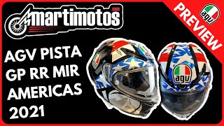 Preview  AGV Pista GP RR Mir America 2021 [upl. by Chabot]