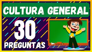 Descubre Si Eres un Experto 🤩 ¡30 PREGUNTAS de CULTURA GENERAL que desatarán tu MENTE 🤔😎  TRIVIA [upl. by Fredette]