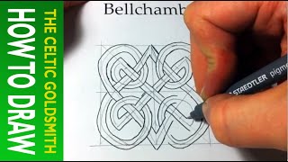 How to Draw Celtic Knots 14  Double Heart Triskele  23 [upl. by Wiersma]