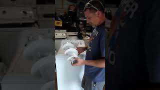 HOW TO REMOVE GE WASHER AGITATOR NEW STYLE [upl. by Lav218]