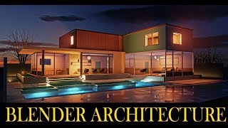 Blender 28 Architecture Workflow [upl. by Ecinert]