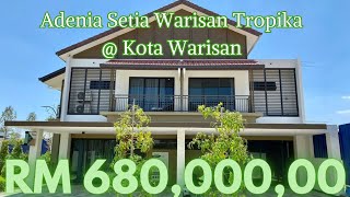 Setia Warisan Tropika  Kota Warisan  2Storey Terrance  22x75  4Bedroom  5Bathroom [upl. by Alverson]