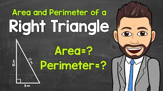 Area and Perimeter of a Right Triangle  Math with Mr J [upl. by Yrocej]