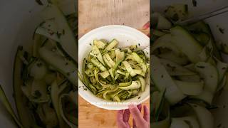 Chilli Courgette Ribbon Salad 🌶️ [upl. by Giess]