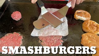 Smash Burgers on the Camp Chef Griddle [upl. by Bren]