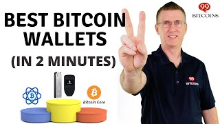 Best Bitcoin Wallet of 2024 in 2 minutes [upl. by Lizzy]