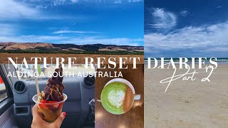 Nature reset vlog  Visiting iconic South Australian beach Aldinga for Australia Day 🇦🇺 [upl. by Saideman]