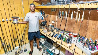 My Fishing Tackle Room Fishing Gear Explained [upl. by Belden619]