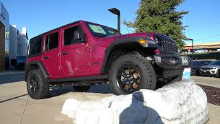 PINK Jeep Wrangler Spotted at Dealership🩷🩷🩷 [upl. by Schwab]