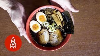 Trying Japan’s Famous Black Ramen [upl. by Foss56]