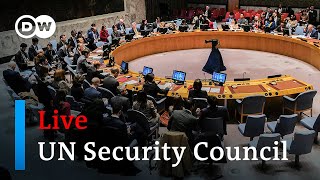 Live UN Security Council on situation in the Middle East  DW News [upl. by Gilead]