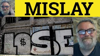 🔵 Mislay Meaning  Mislaid Examples  Mislay Definition  Euphemisms  Mislay  RP Accent [upl. by Htebasil]