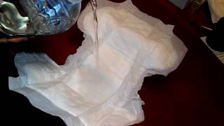 HOLDS HALF A GALLON Continuon Incontinence Overnight Pads Review [upl. by Dierolf]