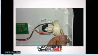 How to replace pressure switch on GE HydroWave washing machine [upl. by Iralam396]