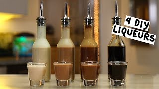 Four DIY Liqueurs [upl. by Abigale]