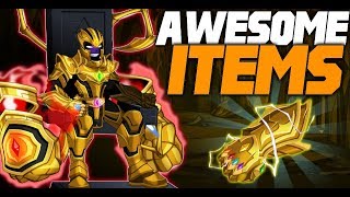 AQW UPGRADE BONUS MAY  INFINITY TITAN SET [upl. by Koloski]