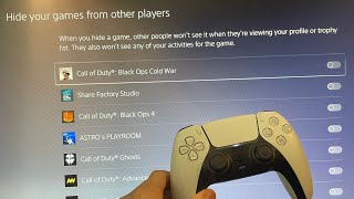 PS5 How to Hide Gaming Activity From Players Tutorial For Beginners 2025 [upl. by Marlie122]