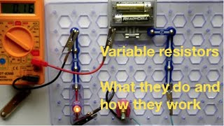 Variable resistors how they work and what they do fizzicsorg [upl. by Wilhide]