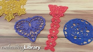 Embroidering Freestanding Lace [upl. by Dotty]