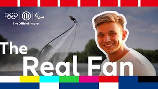 Meet flyboarder Petr the Real Fan and ultimate Olympic Games supporter Allianz – Ready Paris Go [upl. by Armanda]