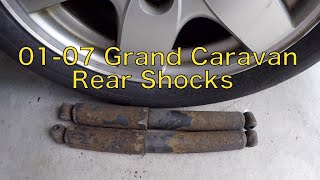 20012007 Dodge Grand Caravan Rear Shock Replacement [upl. by Rehpotsirahc]