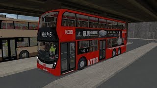 OMSI 2 Bus Simulator  AlexanderDennis Enviro 500 MMCFL ZF  KMB Red  Route 6  HK West Kowloon [upl. by Rozella]