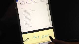 Samsung Galaxy Tab Pro 84 Tip How to take notes using a stylus [upl. by Jehial951]