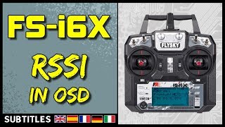 Flysky FSi6X  Betaflight RSSI into OSD Firmware Upgrade [upl. by Klatt]