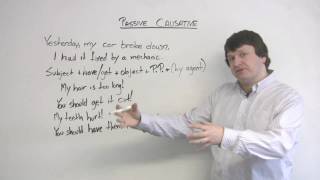 English Grammar  Passive Causative [upl. by Samford]