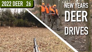 BUCK DOWN 2023 New Years Day DEER DRIVES [upl. by Xenophon]