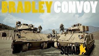 SQUAD  V11 GAMEPLAYBRITISH UPDATEM2 BRADLEY CONVOY [upl. by Cirdor]