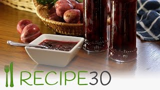 How to make plum jam or fruit preserves [upl. by Yesteb627]