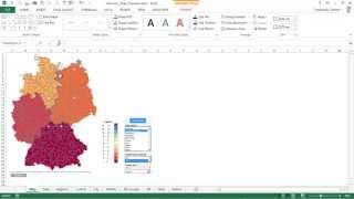 Excel Karte Deutschland Folge 1 – wie erstellt man eine geographische Aufteilung [upl. by Georgetta]