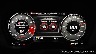 2017 Audi RS 3 Limousine 400 HP 0100 kmh 0100 mph amp 0200 kmh Acceleration [upl. by Ahsiner802]