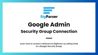 Google Admin  Security Group Connection [upl. by Rudin534]