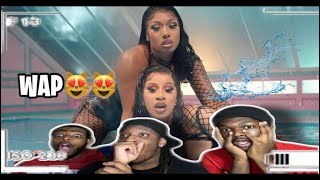 Cardi B  WAP feat Megan Thee Stallion Official Music Video Reaction [upl. by Lefton]