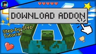 How to DOWNLOAD MCPEDL Minecraft Addons [upl. by Dwayne]