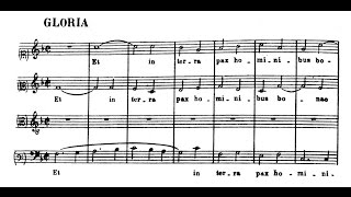 Monteverdi Messa a 4 SV 257  Gloria score [upl. by Christmas]